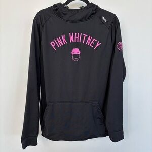 UNRL Pink Whitney Black‎ Hoodie Size L